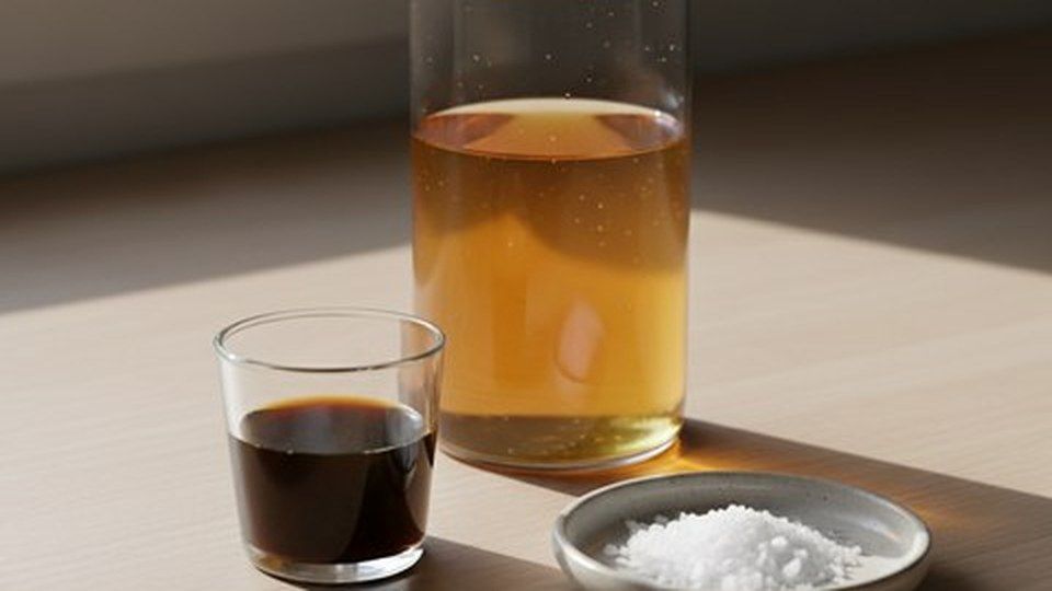 Coffee, salt, ACV, cigarettes.