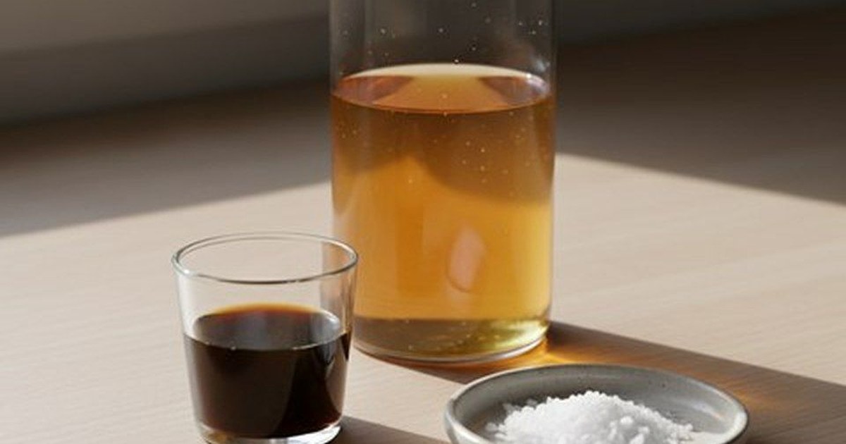 Coffee, salt, ACV, cigarettes.